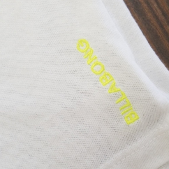 Billabong Neon Baseball Tee Medium - Picture 4 of 6